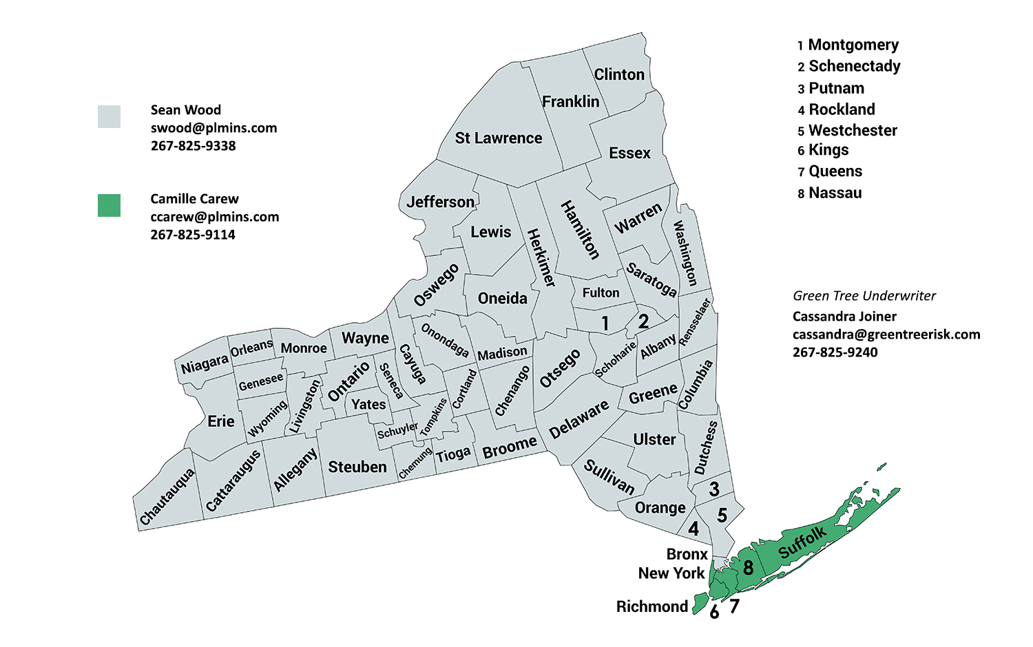 BDR NY Map